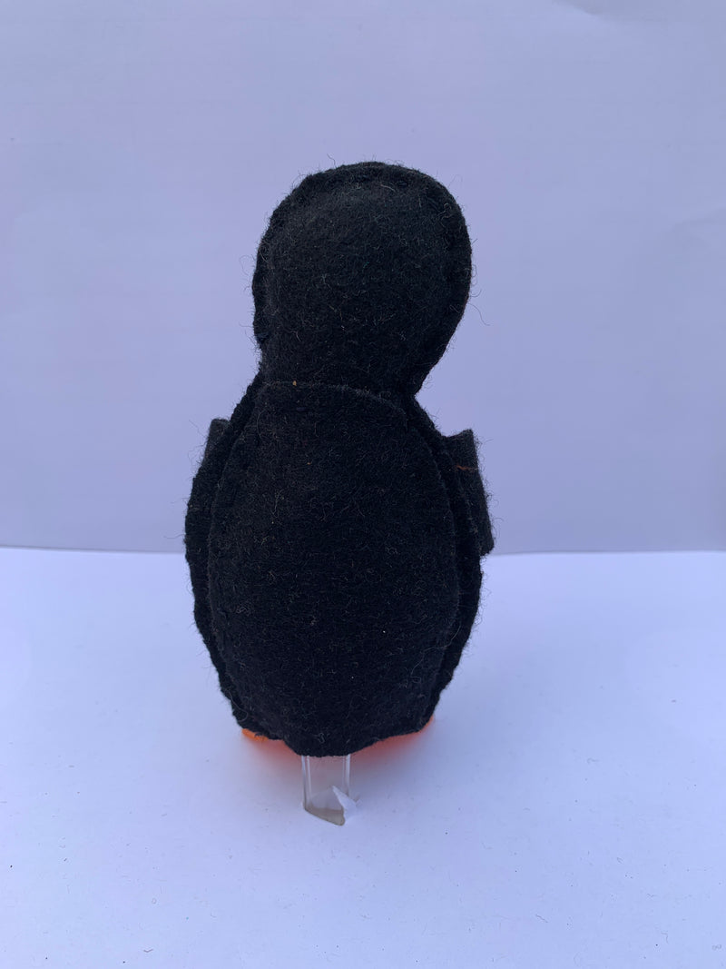 Goodness the Penguin 🐧 Handmade ginger puppet