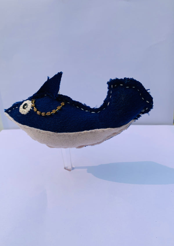 Handmade Whale Finger Puppets