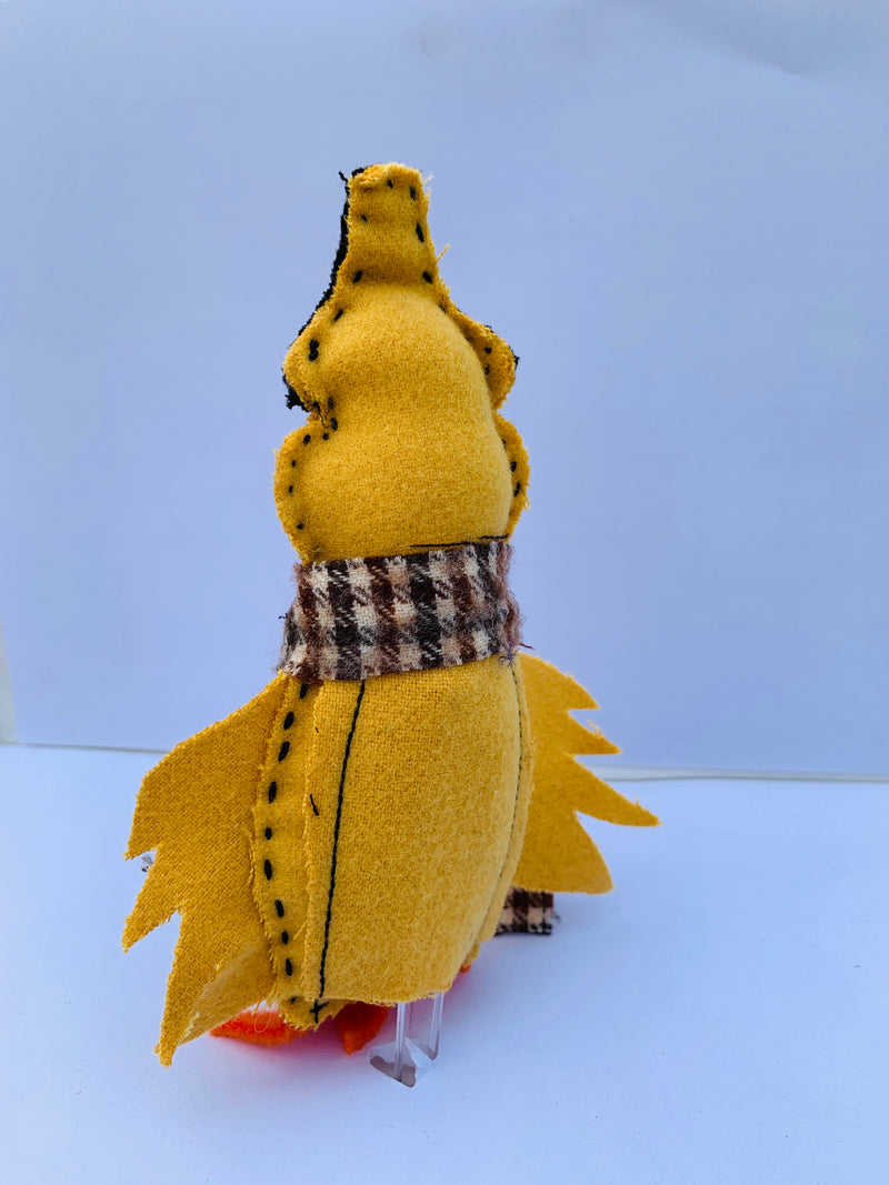 Happy the Handmade Duck 🦆  finger puppet