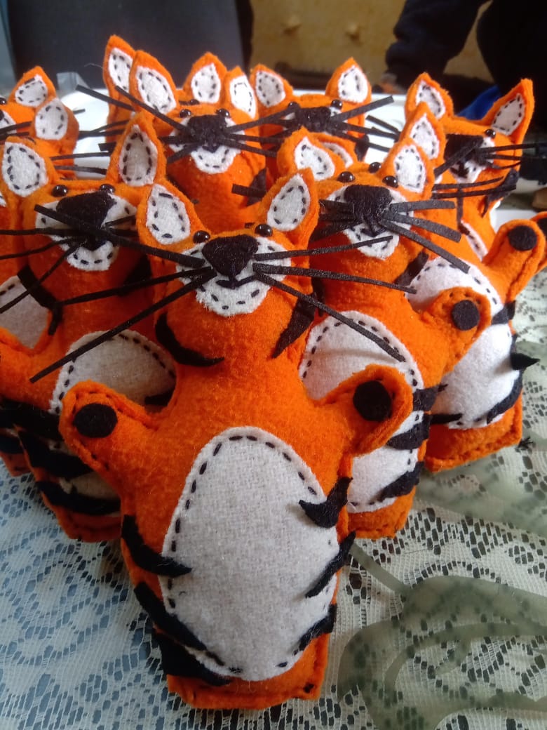 Kindness the Tiger 🐅 Handmade Finger Puppet